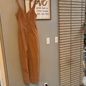 Women's Tan Jumpsuit
